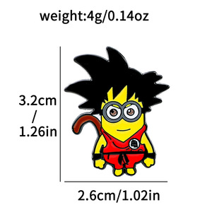 37 Pièces Badges Métalliques <span class=keywords><strong>Minions</strong></span>, Broches en Alliage, Personnages de Dessins Animés Européens et Américains, Épingles et Accessoires du <span class=keywords><strong>Film</strong></span> et de la Télévision Moi, Moi, Moins Moi, Cadeau - Product Image 2