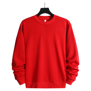 Atacado Oem Hoodie Logotipo Personalizado Unisex Francês Terry Plus Size Tripulação Pescoço Camisola Homens <span class=keywords><strong>Pullover</strong></span> Plain Hoodie Barato - Product Image 3