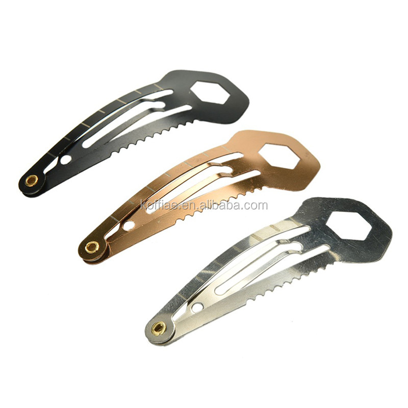 Многофункциональный инструмент для выживания из нержавеющей стали для повседневного использования, заколки для волос для женщин