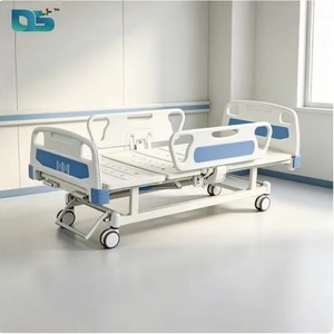 Cama Hospitalaria Manual con Dos Manivelas y Dos Funciones, Plegable, Personalizable, para Discapacitados y Geriátricos, con Reposacabezas Ajustable de ABS y Barandilla de Protección - Product Image 3