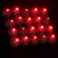 Großhandels preis Kleine dekorative 7 Farben Beleuchtung Wasserdicht blinkende LED Mini runde Kugel Ballon Licht für den Urlaub