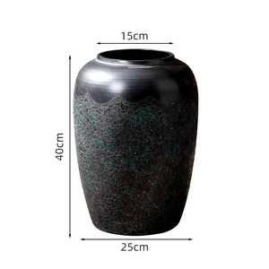 Vaso da Terra Vintage <span class=keywords><strong>in</strong></span> Ceramica di Jingdezhen, Decorazione per Interni, Ornamento Personalizzato per Casa e Ufficio, Regalo Direttamente dalla Fabbrica - Product Image 3