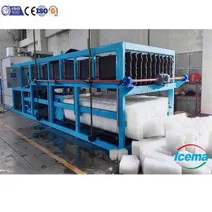 Icema bloco de gelo industrial, 10 toneladas tipo direto máquina bloco de gelo máquina para fazer gelo máquina para venda