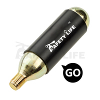 Cartouche co2 galvanisée de haute qualité 33g pour gilet de sauvetage airbag et cartouche co2 8g pour airsoft