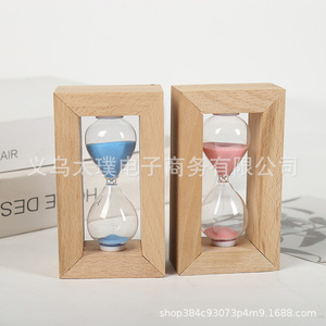 Venta al por mayor de fábrica de relojes de arena decorativos para estudiantes, regalos creativos, temporizadores de plástico sencillos, relojes de arena para educación preescolar - Product Image 5