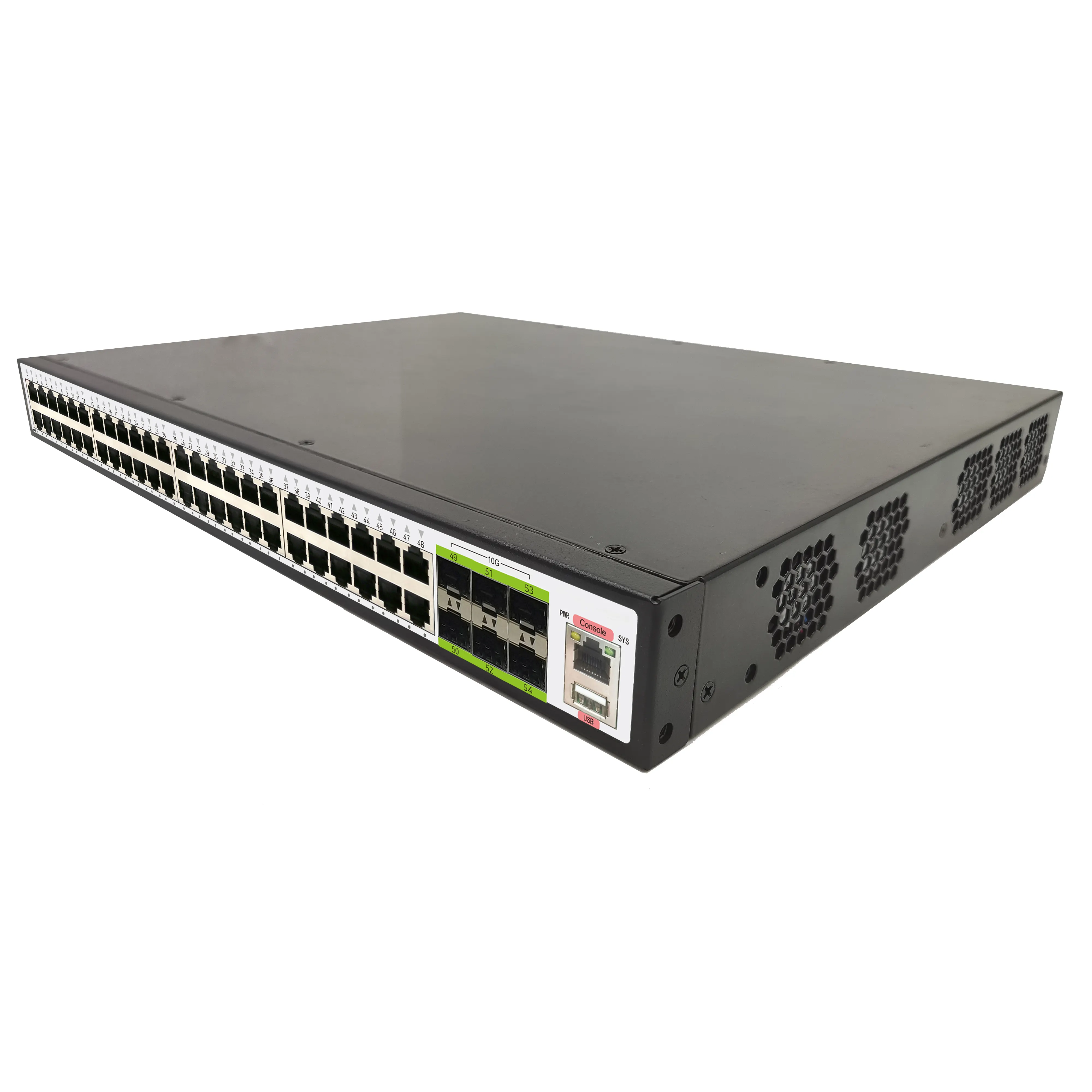 OEM/ODM 48-Port-POE-Netzwerk-Switch-CCTV-Sicherheitslösung für IP-Kameras