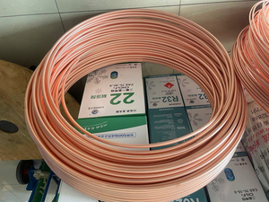 ท่อขดลวดทองแดงหุ้มอะลูมิเนียม (CCA) - เส้นผ่านศูนย์กลางภายนอก 6.35 มม. x ความหนา 0.5 มม. (ทองแดง C10100 / อะลูมิเนียม 1050) - Product Image 2