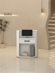 Mostrador de recepción de la empresa K, mostrador de recepción de hotel, salón de belleza y servicio de estética, mostrador de recepción de local comercial - Product Image 3