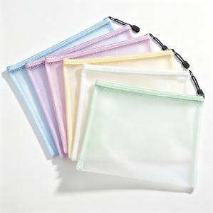 Carpeta de Archivos de PVC con Malla A4 Económica y Moderna, Bolsa Impermeable con Cierre y Logotipo Personalizado, Gran Stock para Oficina y Escuela - Product Image 6