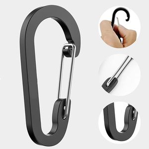 Robusto Portachiavi in Paracord con Moschettone, Clip in Alluminio Resistente, Cordino Intrecciato per Uomo e Donna, per Attività all'Aperto - Product Image 6