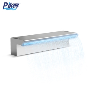 304 acier inoxydable LED RGB piscine cascade cascade <span class=keywords><strong>lame</strong></span> <span class=keywords><strong>d</strong></span>éversoir mur 150 <span class=keywords><strong>cm</strong></span> haute descente <span class=keywords><strong>d</strong></span>'<span class=keywords><strong>eau</strong></span> à distance pour les jardins de natation - Product Image 5