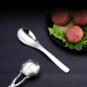 Pince de cuisine WXL023 en acier inoxydable pour la préparation de boulettes de viande, outil de moulage et de pincement, vente en gros - Product Image 2