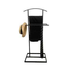 Billion Heavy-Duty Free Standing Valet Stand Salon Vêtements Organisateur Vêtement <span class=keywords><strong>Rack</strong></span> Crochets pour Hommes Costumes Vestes - Product Image 1
