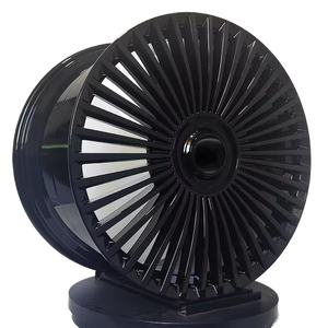 Rines de Aleación de Aluminio Forjado TiXin 10,000T 10J con Acabado Negro Hipermetalizado, Nuevos para <span class=keywords><strong>Mercedes</strong></span> G63 2022 de 24 Pulgadas - Product Image 6