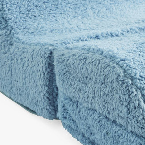 Kid's Plush Folding Sofa <b>Bed</b> With Backrest Cushion And Lazy Seat For Children 8 To 13 Years Fabric High Elasticity Foam <b>Sponge</b> - Product Image 2