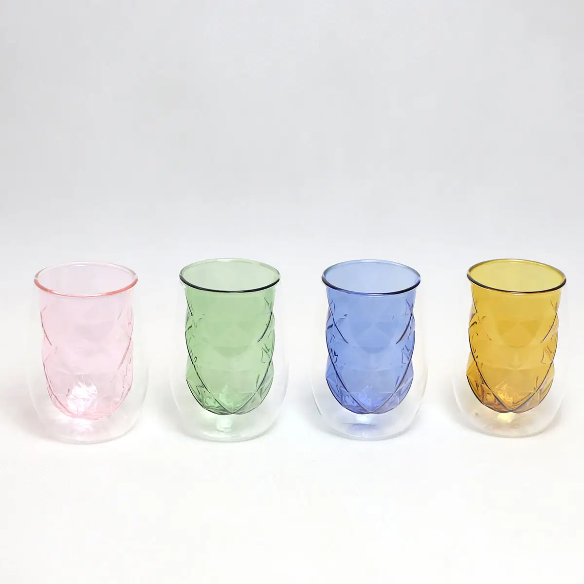 Transparent Double Walled Glass Cup Women's Thermal Insulation Creative Glasses Cute Water Cup Mugs For Drinking