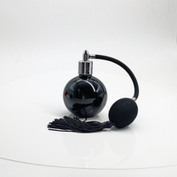 100ml forme ronde bouteille en verre de parfum avec ampoule d'atomiseur de jet