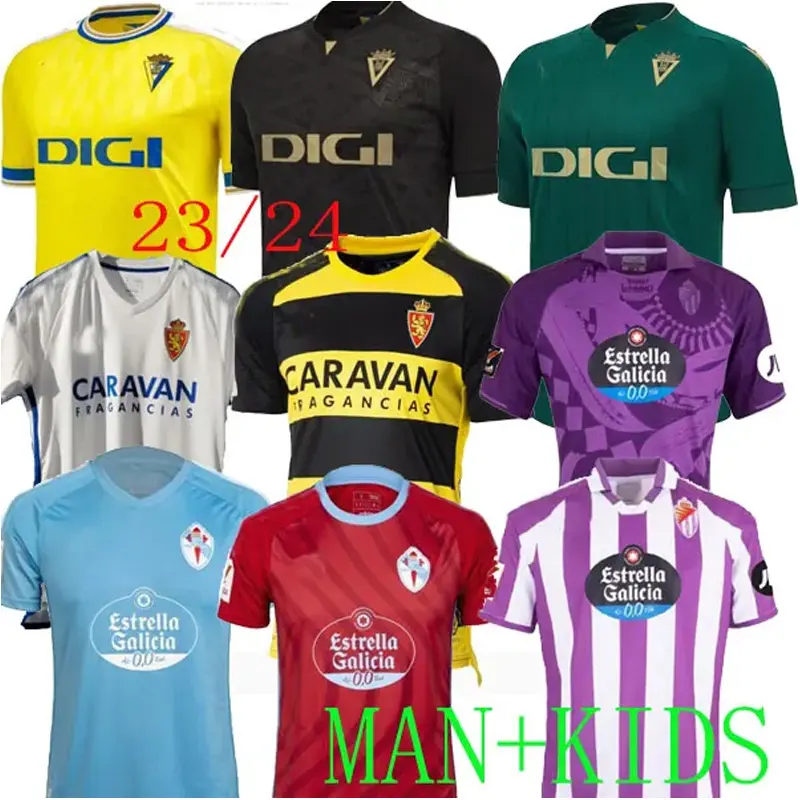 23 24 Real Zaragoza CAdiz Valladolid Soccer Jerseys MAN KAGAWA Football Shirts Camiseta De Futbol Carnaval Sergi Celta De Vigo