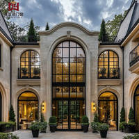 Ventana de Sistema de Villa Francesa Personalizada, Aleación de Aluminio con Tecnología de Rotura de Puente Térmico, Bloquea los Rayos UV, Anticorrosión, Protege los Muebles