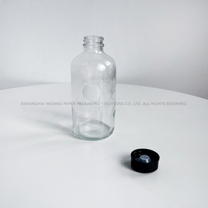 Botella de Vidrio Pequeña de Alta Calidad <span class=keywords><strong>con</strong></span> Logotipo Personalizado Impreso y Tapa de Bambú, Frasco Reutilizable de 250 ml para Café, Jugos y Bebidas de Yogur - Product Image 6