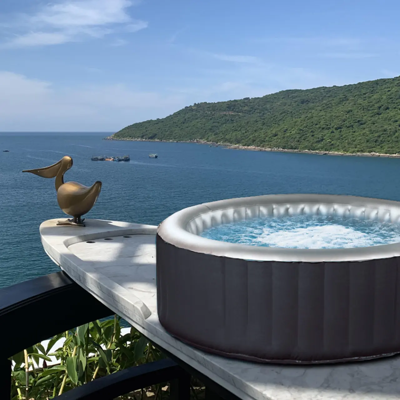 Fábrica Atacado 4-6 Pessoa Spa Piscina Inflável Hot Tubs