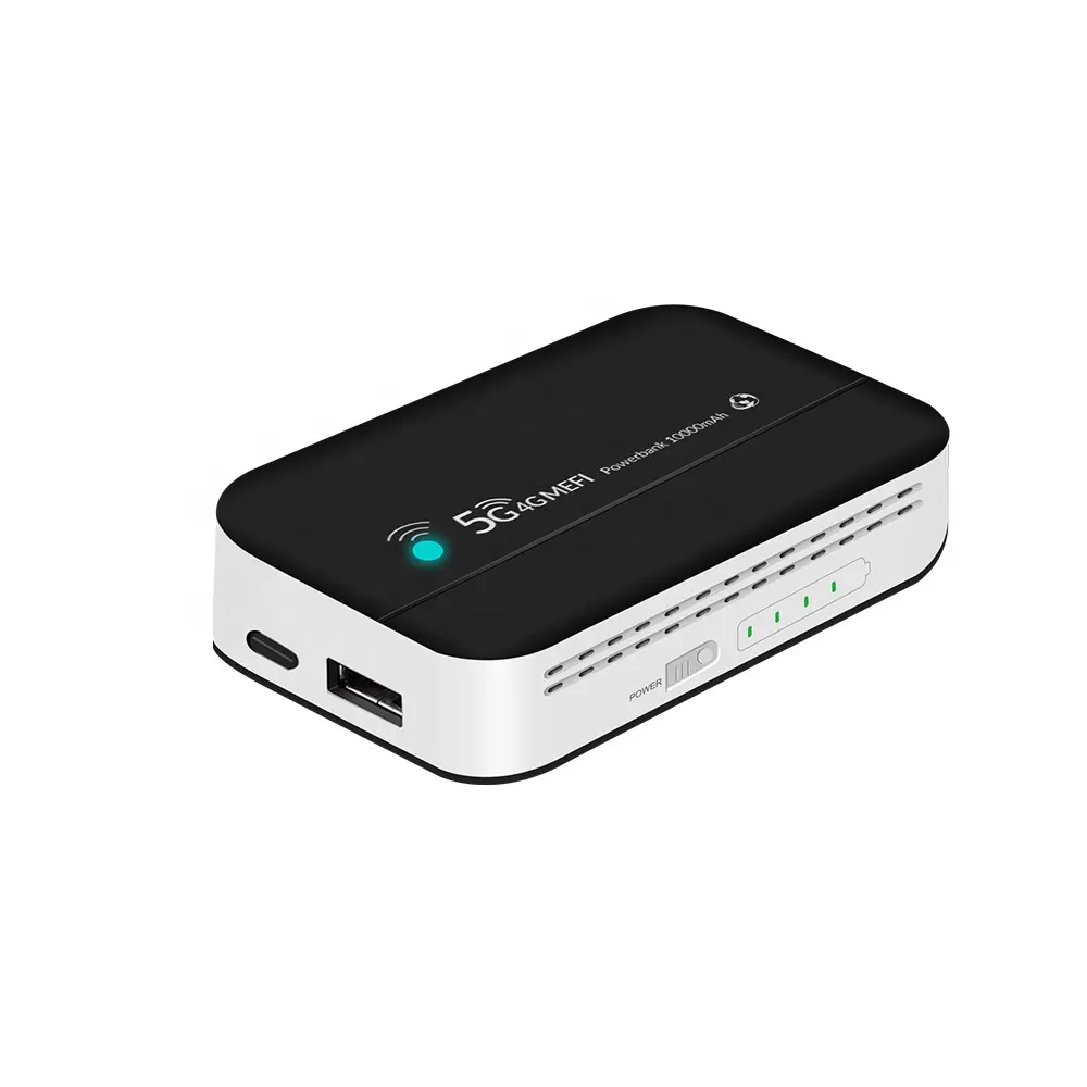 2024 Global Hotsale entsperren WLAN-Router mit SIM-Karten-Slot Hotspot wiederaufladbares drahtloses Breitband-Modem mit 10000 mAh Akku