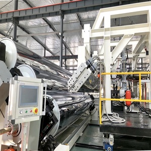 Ligne d'extrusion automatique de géomembrane HDPE LEADER de 6m à 8m de largeur avec moteur et roulement pour la production de granulés/filaments - Product Image 1