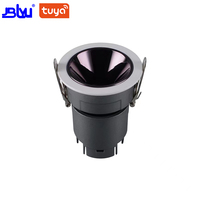 JBLYU Tuya Led Lampe de Lavage Murale à Angle Amovible 9w-18w Hôtel Downlight Linéaire Hôtels Anneau à Distance Lustres et Lampes Suspendues