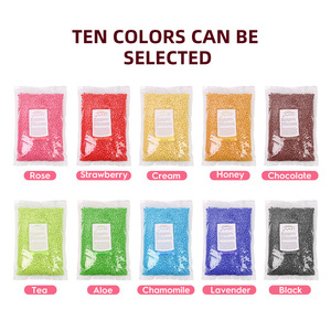 Stay Real Beauty - Perlas de <span class=keywords><strong>Cera</strong></span> Depilatoria Dura Natural de Lavanda para Piel Sensible, Depilación Brasileña sin Bandas para el Área del Bikini - Product Image 3