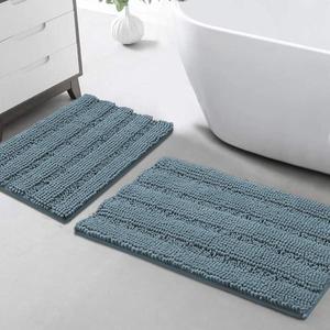 FIGOO-Factory Direct [Set di Tappeti <span class=keywords><strong>Gorilla</strong></span> <span class=keywords><strong>Grip</strong></span>] 3 Pezzi in Ciniglia [Set di Tappetini da Bagno] per Bagno Effetto Shaggy - Product Image 4