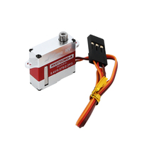 Moteur sans noyau en métal JX PDI-HV0702MG 7g 7mm fin, vitesse de fonctionnement de 0,10 seconde/60, couple de blocage de 1,0 kg.cm pour pièces d'avion RC à voilure fixe