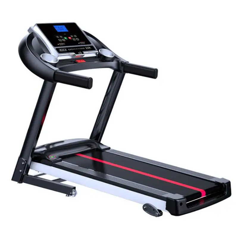 FED Multi-function Running Machine Folding Commercial Treadmill Motorized Electric Treadmill Machine LED Screen Unisex 2 Units