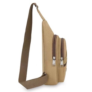 공장 맞춤형 남성용 단기 여행용 야외 크로스바디 도난 방지 방수 가슴 가방 USB 충전 숄더 메신저 백 - Product Image 4