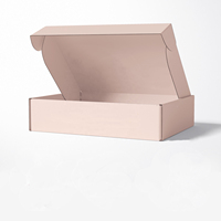 Emballage cadeau personnalisé, emballage écologique, matériaux recyclés, réutilisable, boîte à courrier plate personnalisée, boîte en carton ondulé pour vêtements