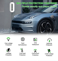 Pengisi Daya EV Portabel 16A 3.5KW Pengisi Daya EV Cepat Tipe 2 GBT US Pulg Pengisi Daya Mobil Listrik EVSE Stasiun Mobil Listrik Otomatis