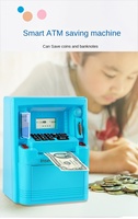 Vente directe usine : Mini distributeur de billets ATM sécurisé avec mot de passe, tirelire pour enfants, cadeau d'anniversaire