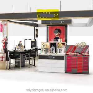 Tienda de perfumes de lujo Diseño de diseño de tienda minorista exclusiva Imágenes interiores a medida con vitrinas para <span class=keywords><strong>Boutique</strong></span> de perfumes - Product Image 3