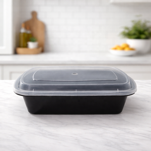 Contenedor de Almacenamiento de Alimentos de Plástico PP con Tapa Segura, Caja Reutilizable Resistente para Preparación de Comidas y Organización de la Cocina - Product Image 1