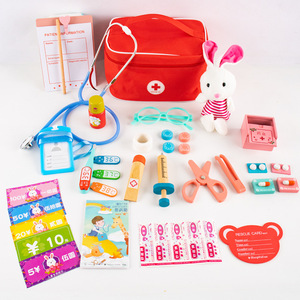Kit de jeu de rôle pour enfants : <span class=keywords><strong>Docteur</strong></span>, Infirmière, Dentiste – Mallette médicale avec stéthoscope, lunettes, outils dentaires, carte de secours et sac - Product Image 3