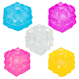 Nuovo Giocattolo Antistress Needoh a Forma di Cubo Diamantato Satinato in Maltosio - Product Image 4