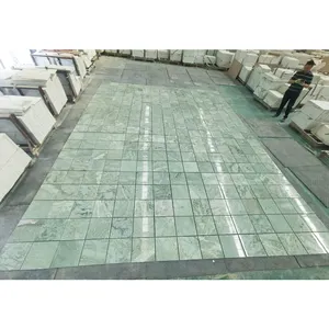 Luxury design natural onyx marble tiles 10mm thick 300mm wall 305mm floor 12inch ming green marble tile for bathroom