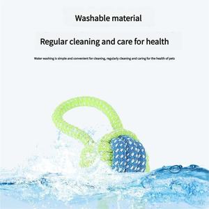 Yüksek kaliteli dört parça köpek diş temizleme malzemeleri kapalı Pet interaktif eğitim pamuk halat oyuncak toptan anti-düğüm köpek - Product Image 2