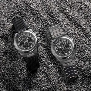 Reloj de Pulsera de Acero Inoxidable con Movimiento de Cuarzo Multifuncional Cronógrafo de 42 mm con Esfera Árabe 2023, Personaliza Tu Propio Diseño con Logotipo - Product Image 3