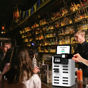 12 Slots Shared Power Bank <strong>Station</strong> 40W 5000Mah Fast <strong>Charging</strong> with NFC POS <strong>Portable</strong> <strong>Mobile</strong> Phone <strong>Charging</strong> Kiosk Powerbank <strong>Station</strong> - Product Image 1