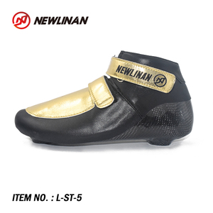 L-ST-5 Newlan Pattini da Velocità su <span class=keywords><strong>Ghiaccio</strong></span> per Short Track Suola Intermedia e Esterna in Carbonio Tomaia in Microfibra Invernale - Product Image 4