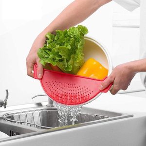 Colador <span class=keywords><strong>de</strong></span> olla <span class=keywords><strong>de</strong></span> mano, colador <span class=keywords><strong>de</strong></span> olla <span class=keywords><strong>de</strong></span> plástico, colador lateral, escurridores <span class=keywords><strong>de</strong></span> olla <span class=keywords><strong>de</strong></span> <span class=keywords><strong>Pasta</strong></span> para Fideos, frutas y verduras - Product Image 5