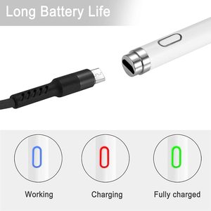 ปากกาสไตลัสอัจฉริยะที่เข้ากันได้สากลสัมผัสอลูมิเนียมอัลลอยด์สําหรับ iPad <span class=keywords><strong>Apple</strong></span> <span class=keywords><strong>iPhone</strong></span> แท็บเล็ตอื่น ๆ สไตล์ดินสอ - Product Image 4