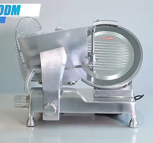 Nueva Máquina Cortadora de Alimentos Congelados Comercial de 220 mm, Cortadora Eléctrica de Alimentos, Cuchilla de Acero Inoxidable, Semiautomática, Grosor Ajustable - Product Image 2