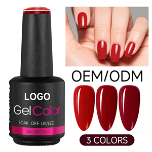 Nouvelle Arrivée Vernis à Ongles Gel Couleurs Rouges pour Nail Art, Longue Durée Semi-Permanent, Vente en Gros OEM, Gel UV LED Soak-Off - Product Image 1