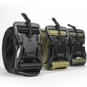 Aleación magnética serpiente hebilla cinturón táctico al aire libre cinturón informal de los hombres moda mujer cinturón de nailon - Product Image 1